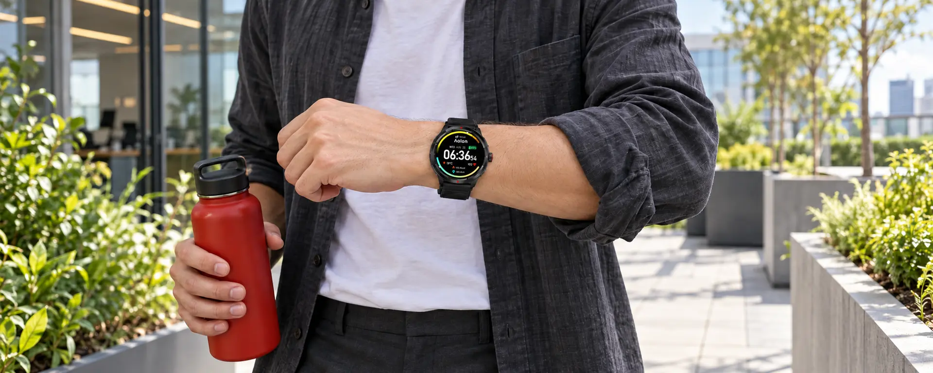 Aolon urban health wearable scene